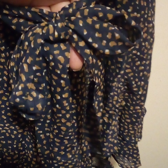 NIP Fixmatti Cute Spaghetti Strap V Neck Backless Ruffle Skirt Romper - Small - Picture 11 of 13